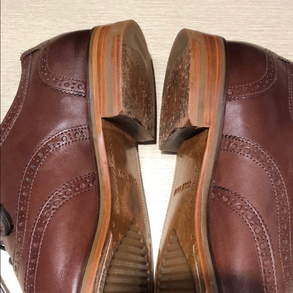 Cole Haan Cambridge wingtip Oxford Dk Brown sz 10 - Picture 3 of 8